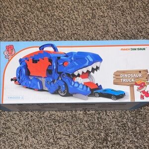 Blue and Orange Dino Transporter